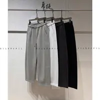 冬季重磅加绒加厚保暖舒适过冬款简单百搭线条设计宽松休闲棉卫裤