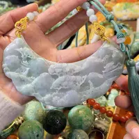 翡翠颈饰未镶嵌待编款