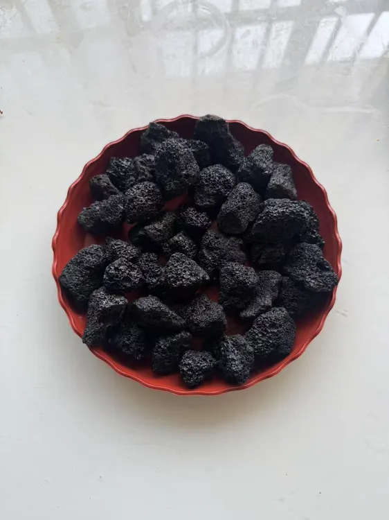 天然火山石颗粒鱼缸过滤底砂水族造景