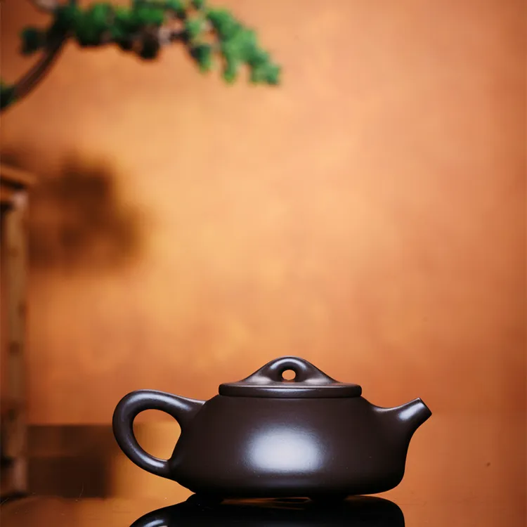 景舟石瓢壶宜兴名家手工紫砂壶球孔家用泡茶壶厂家直供家用茶具