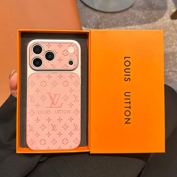 【粉色老花】AI按键全包适用苹果17promax手机壳16秒变17皮质15/14