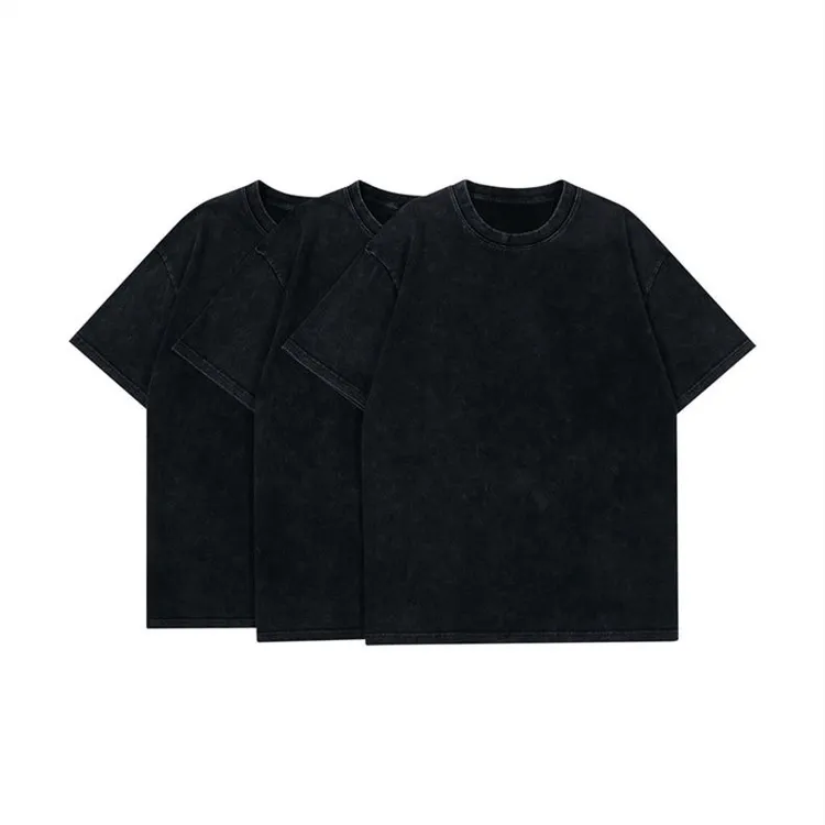 短袖宽松型情侣做旧款T恤宽松百搭情侣做旧