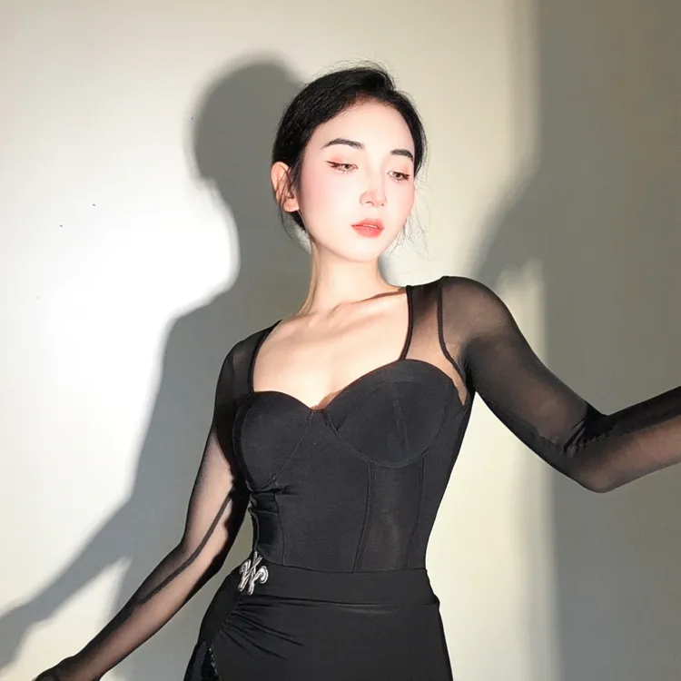 VVDance 拉丁舞服简约百搭上衣【秋装新品】