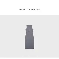 DE Mincollection羊毛背心裙/春夏显瘦无袖全羊毛针织连衣裙30487