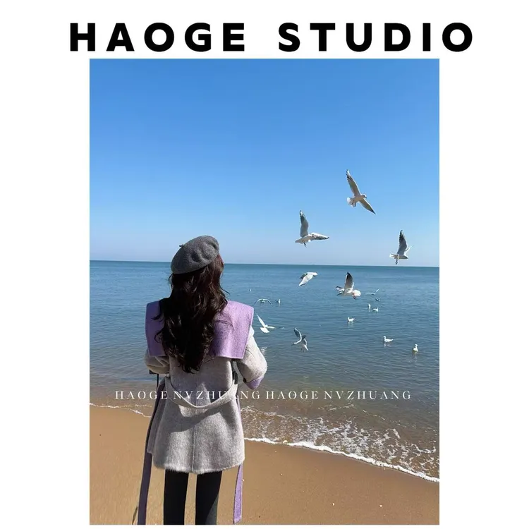 浩哥严选●心愿大衣HGQ5DY4238A羊毛桑蚕丝兔绒混纺大衣（不可机洗）