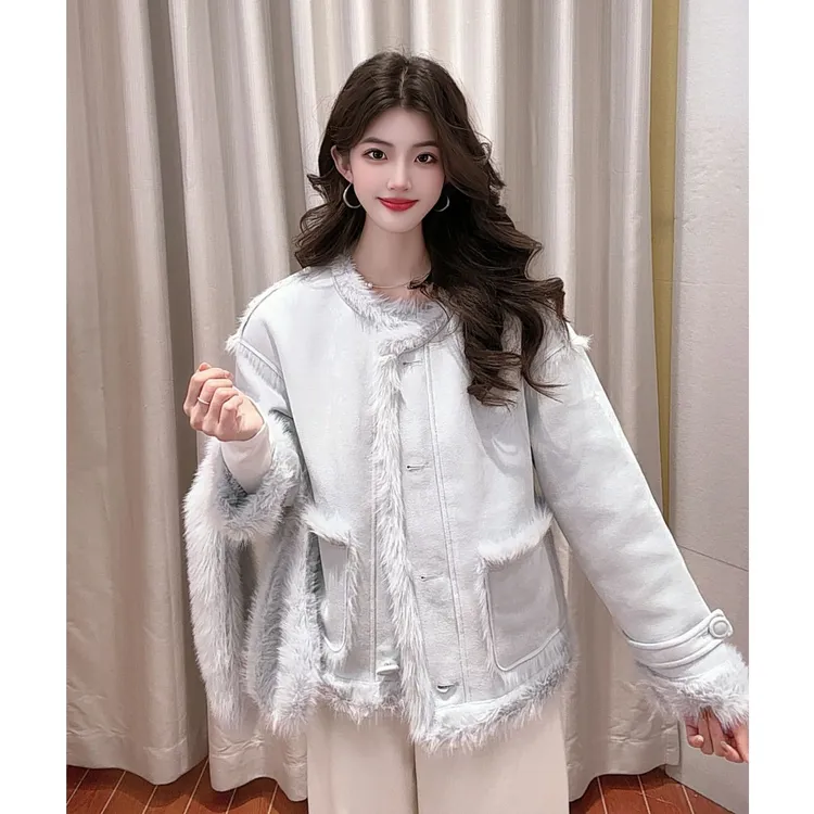 IEF/爱依服2025新款冬季磨砂皮外套