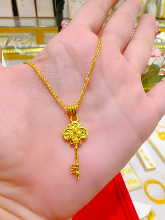 合金项链   0.1g 项链【9】 سېھران مىس قاپىلىما ئالتۇنلىرى 