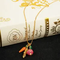 铜合金项链  【3321】LeLe 项链 ks 蔬菜系列（主链+延长：40+8cm）