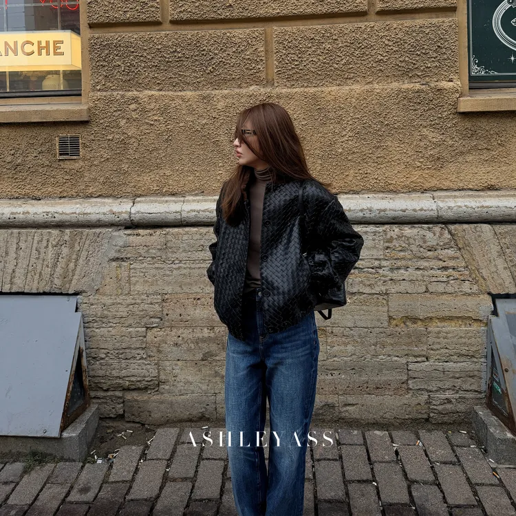 【ASHLEYASS】“土耳其羊皮编织内里水貂”手工编织外套LSX251824S