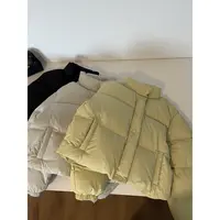 “冰川奶黄包”高端线~194g大朵90白鹅绒！肯豆风超蓬松保暖羽绒服女