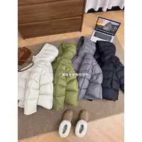 【泡芙奶包】巨实穿~韩系简约休闲连帽通勤羽绒服宽松保暖外套女冬