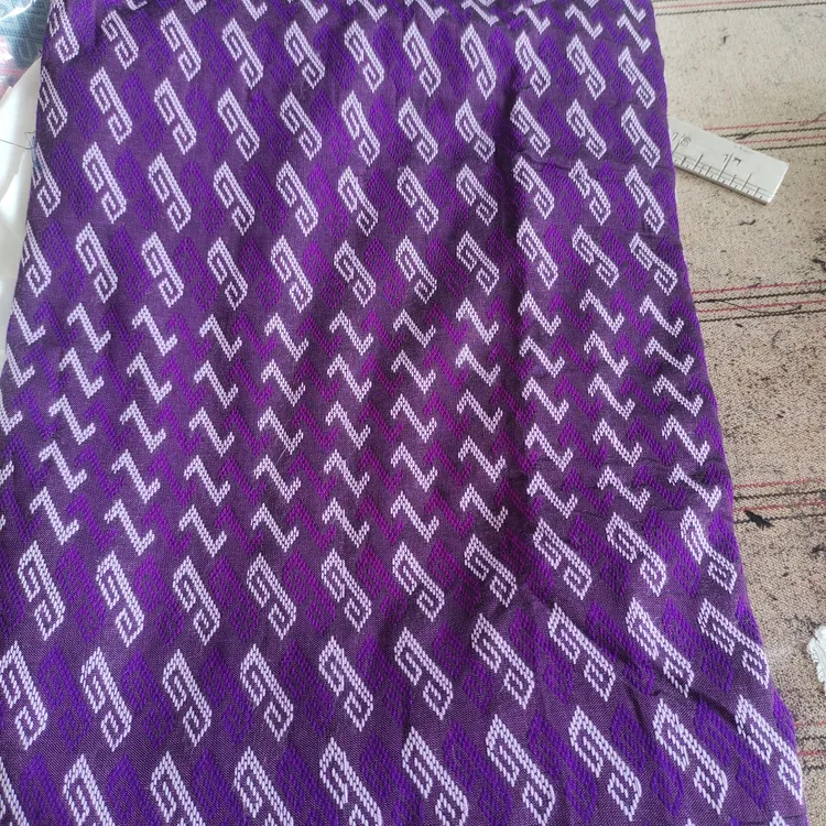 女装，唐装，舞台装纯棉，民族服装缅甸进口布料紫色