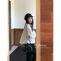 KUBERAS 简约高级感链条收口手袋通勤百搭斜挎单肩包手提手机包