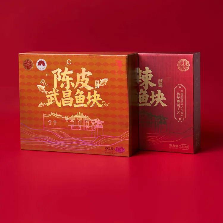 湖北特产梁子湖武昌鱼香辣陈皮鱼块即食休闲零食独立小袋麻辣礼盒