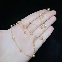 【小北好物】淡水珍珠项链约4mm+16颗【多样性发一件】2QH15X436