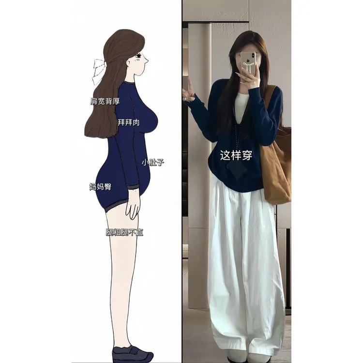 淳启入秋搭配一整套大码微胖mm针织衫阔腿裤子穿搭休闲减龄套装女