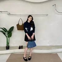 印花针织圆领薄款毛针织衫毛衣狗polo衫
