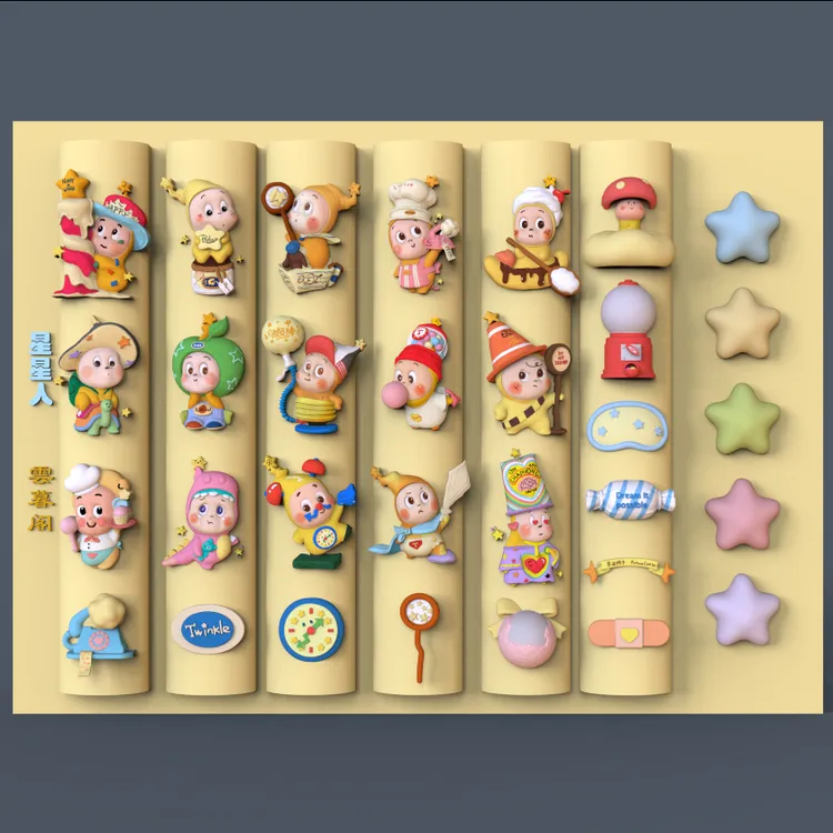 星星人超大版硅胶美甲模具星星人尺寸18mm