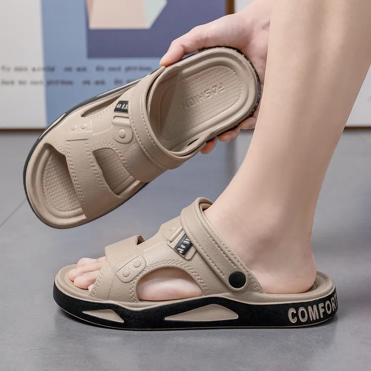 开车拖鞋男士夏外穿2025新款凉鞋大码防滑防臭eva户外出沙滩凉拖