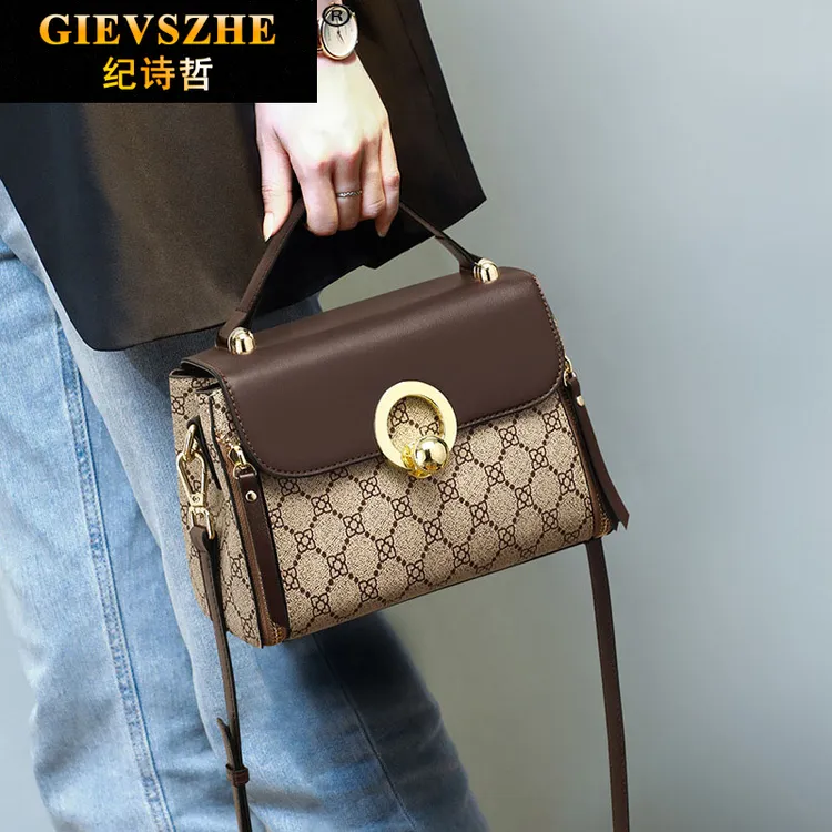 纪诗哲包包女包百搭手提包斜挎包单肩包送女友老婆生日情人节礼物