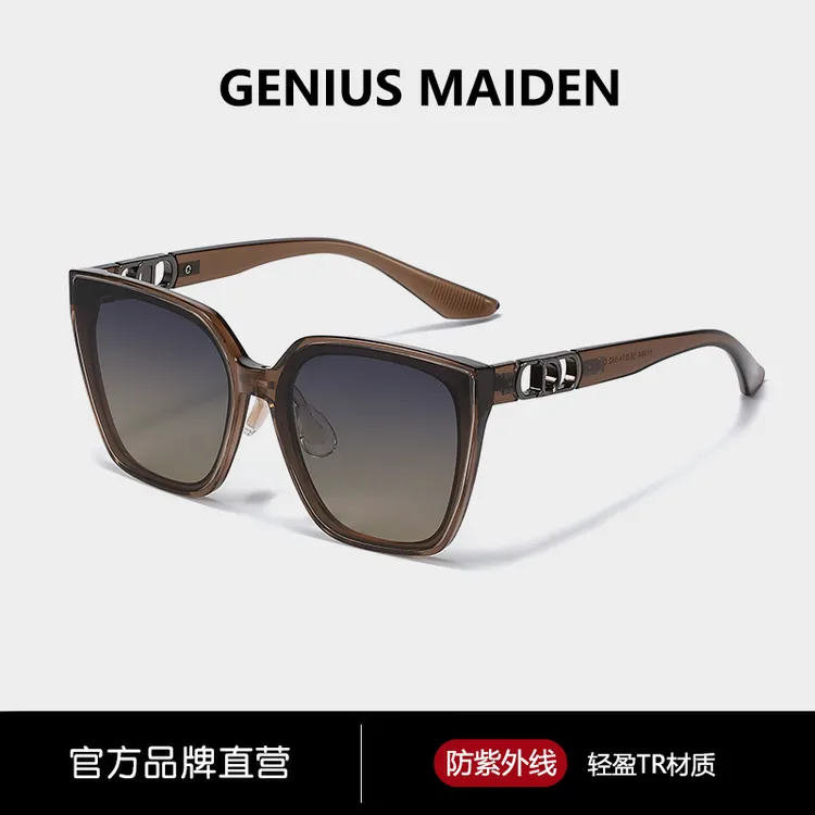 新款高级感大框墨镜男女通用防紫外线防晒时尚百搭太阳眼镜显脸小