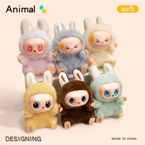 玩偶搪胶公仔盲盒女孩玩具毛绒公仔生日礼物