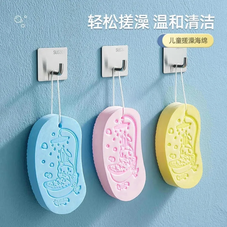儿童搓澡神器搓澡海绵宝宝婴儿家用搓灰不伤皮肤无痛搓澡        