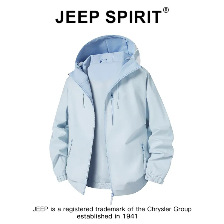JEEPSPIRIT吉普户外三合一冲锋衣女25新款防风防水爬山登山服外套