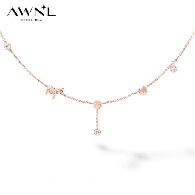 AWNL北欧M陨石达拉木马女款高级感轻奢珠宝送女友高级质感礼物