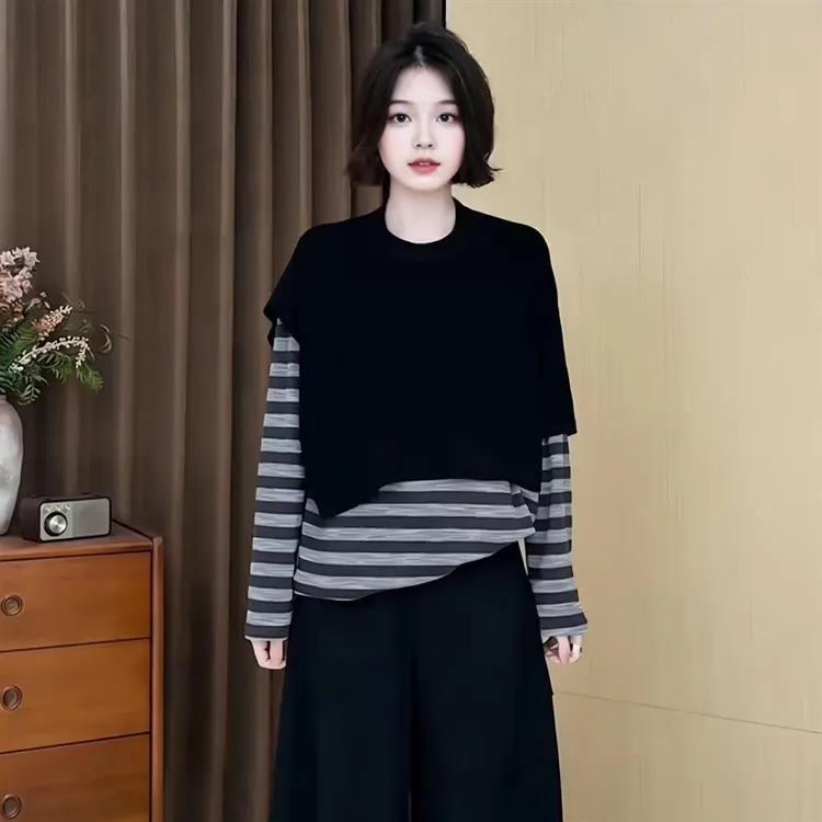 小众慵懒风简约百搭披肩女2025春秋新款大码胖MM减龄洋气休闲外搭