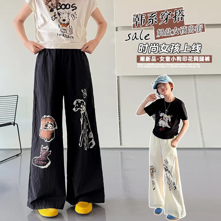 女童夏装2025新款小宝宝中大童韩版洋气儿童装百搭潮休闲女孩夏季