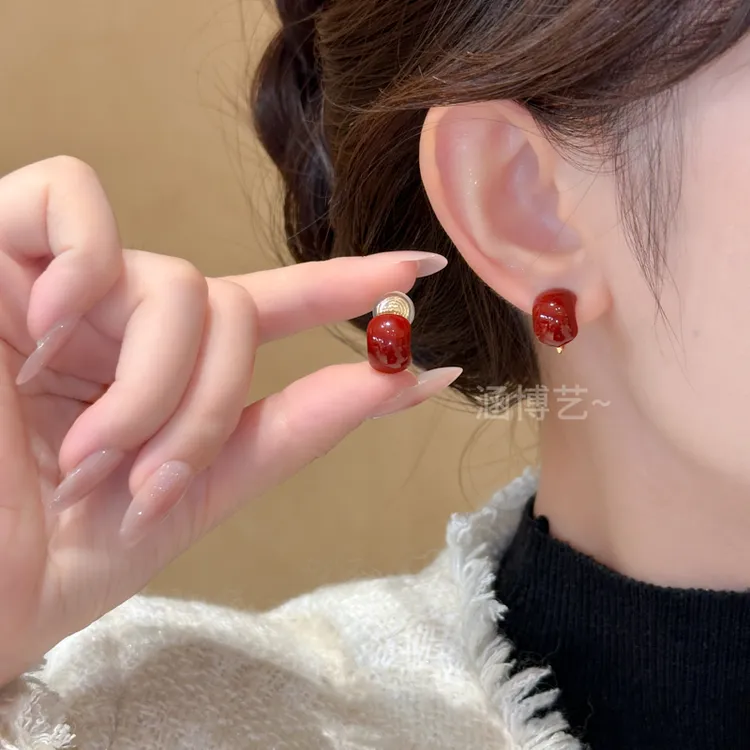 铜合金耳饰 秋冬必备耳夹两色可选百搭显白