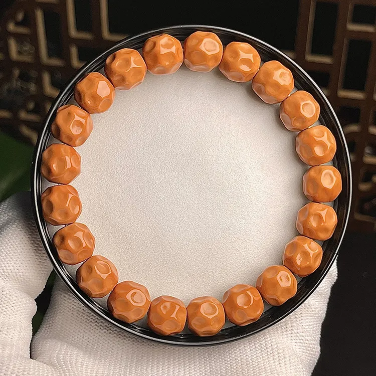 猴头核桃老型桶菩提手串情侣佛珠文玩念珠猴头老型盘玩佛珠手手链