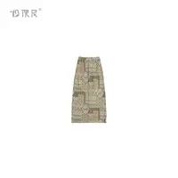 极限民《阿彩》气质民族欧若风印花松紧腰半身裙F5104Y1104