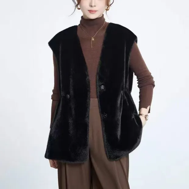 均码常规女V领复古港风中国码中长款女款