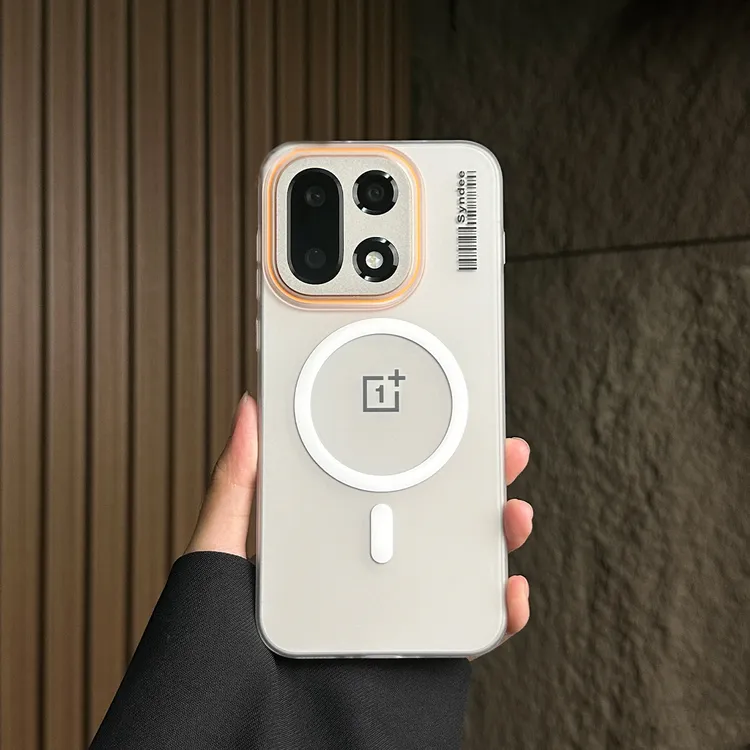 Magsafe冰雾磁吸适用一加15手机壳肤感一加13简约ace超薄裸机防摔