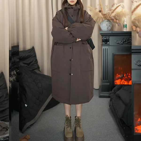 肉肉家2025年冬季时尚百搭超好穿棉服9290