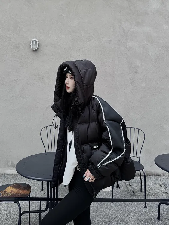 2025新款90白鸭绒设计师短款羽绒服韩版加厚外套女6297