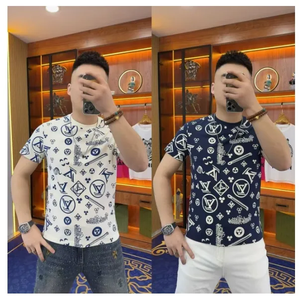 K31 V花半袖 T恤精品潮流时尚欧货潮款品质休闲