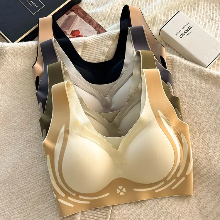 高档背心新款反重力固定杯无痕提拉防下垂聚拢文胸罩收副乳内衣
