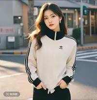 【华夫格】Jennie同款拉链秋冬季收口袖立领薄款华夫格刺绣外套0109