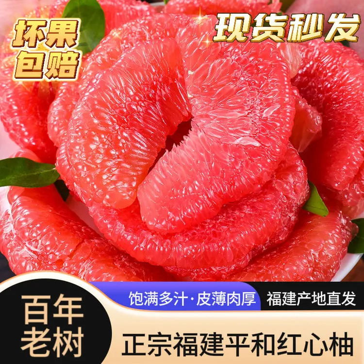 【福建红柚】福建平和蜜柚红柚新鲜皮薄蜜柚当季红肉柚子中秋好礼