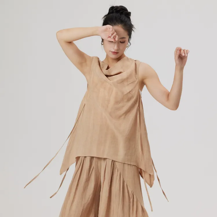 初衣织梦亚麻系列废土沙丘舞服上衣