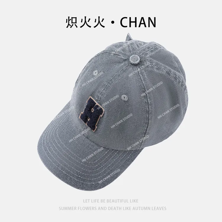 HH.CHAN“美式球帽”2025新款牛仔风帽子HH53V38216