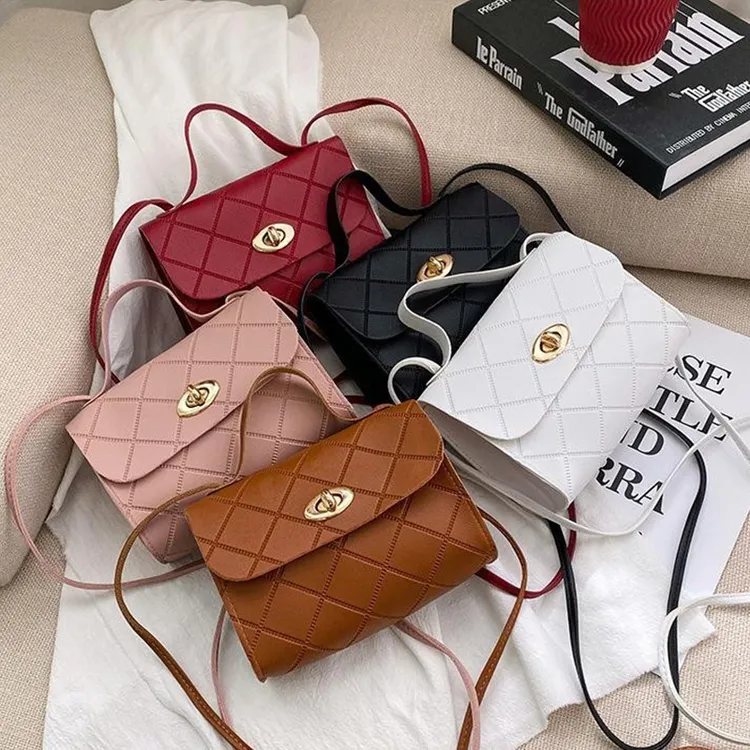 福利女包包百搭菱格时尚压花手提女包包包女款包包通勤ck女包手机