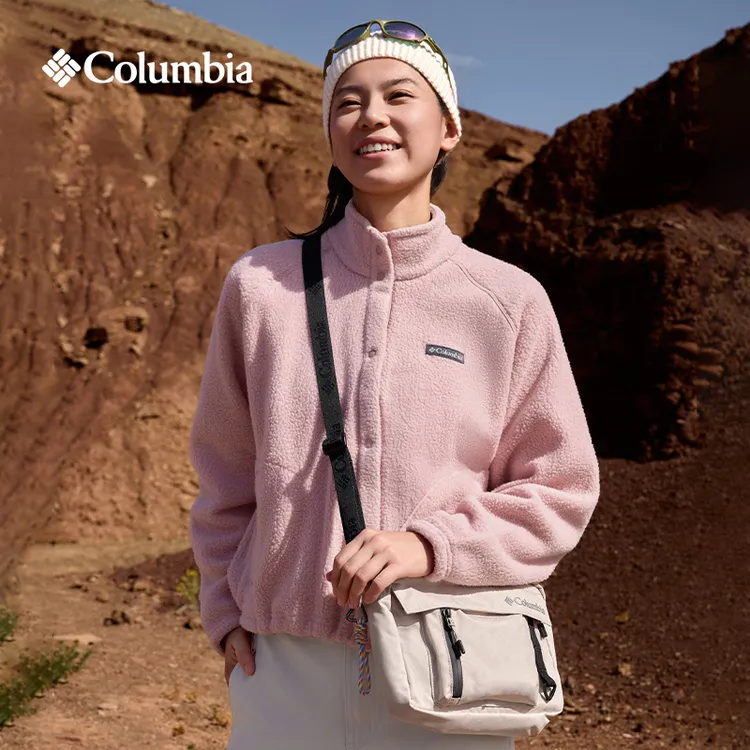 Columbia哥伦比亚户外25秋冬新品女子运动旅行保暖抓绒外套AR5610