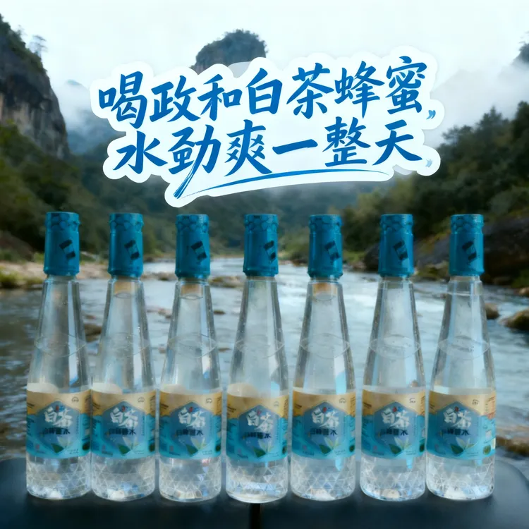 【工厂直发】发6瓶•白茶蜂蜜水纯天然家庭必备便携即饮分离式饮料