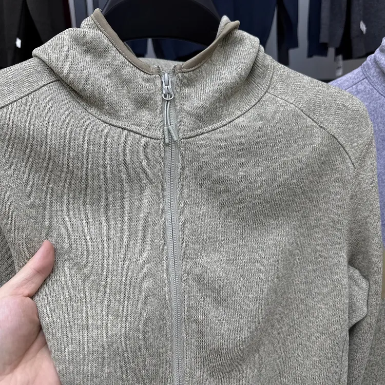 棉海里高档户外运动连帽冬季加厚保暖开衫男士夹克外套