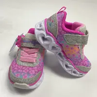 Skechers/斯凯奇女小童舒适透气低帮防滑运动休闲鞋302088N-