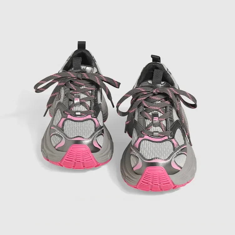 【DR官方正品】FYOG【足下风采】老爹鞋6cm增高厚底休闲鞋拼色百